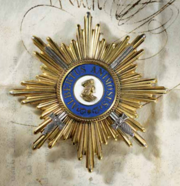 Albert+order%2c+type+ii%2c+military+division%2c+grand+cross+breast+star+%28with+swords+1915 1918%29