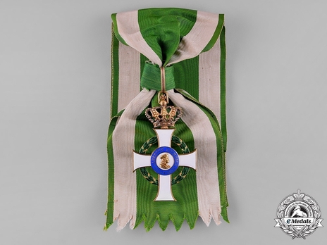 Albert Order, Type II, Civil Division, Grand Cross (in gold) Obverse