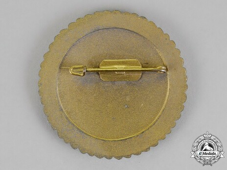Tyrolean Marksmanship Gau Achievement, Type VII, Champion Badge (for rifle) Reverse