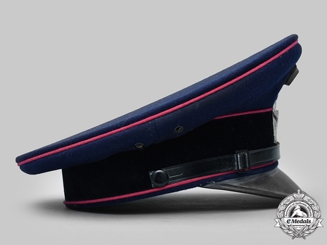 Firefighters Enlisted Ranks Blue Visor Cap Right