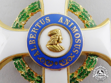 Albert Order, Type II, Civil Division, Officer (in gold) Obverse