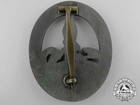 Anti-Partisan Badge, in Bronze (by Steinhauer & Lück) Reverse
