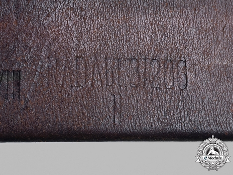 RAD Leather Belt Stamp Detail