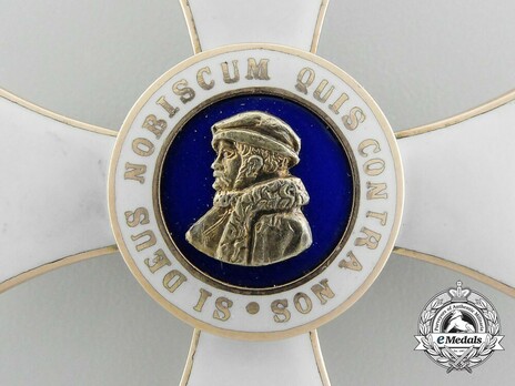 Order of Philip the Magnanimous, Type II, I Class Knight's Cross (in gold) Obverse Detail