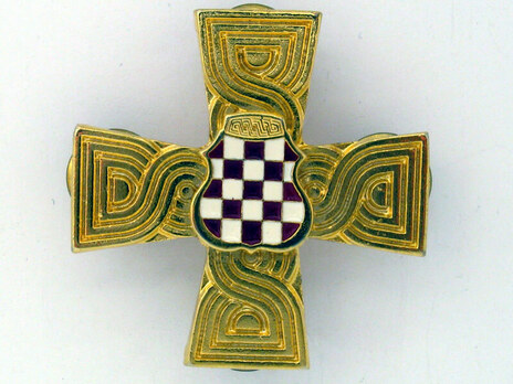 Nickel Gilt Cross Obverse
