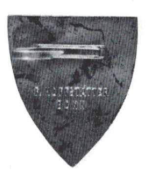 RAD Arbeitsgau XXI Niederrhein Tradition Cap Badge Reverse