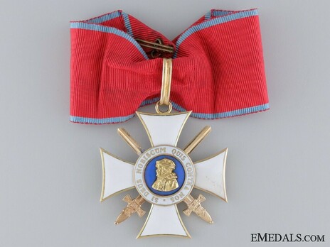 Order of Philip the Magnanimous, Type II, Commander with Swords (in gold) Obverse