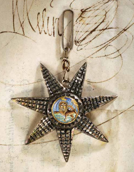 Order of the Lion and Sun, Type III, II Class (with statant lion)