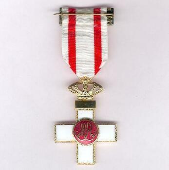 1st Class Cross (white distinction) (gilt) Reverse