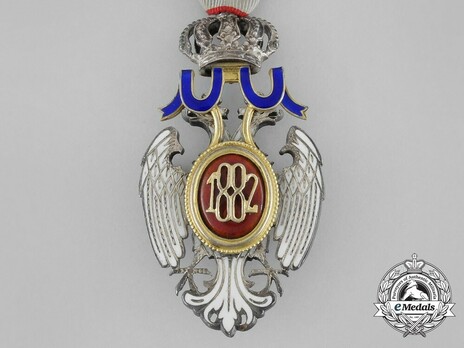 Order of the White Eagle, Type II, Civil Division, V Class Reverse