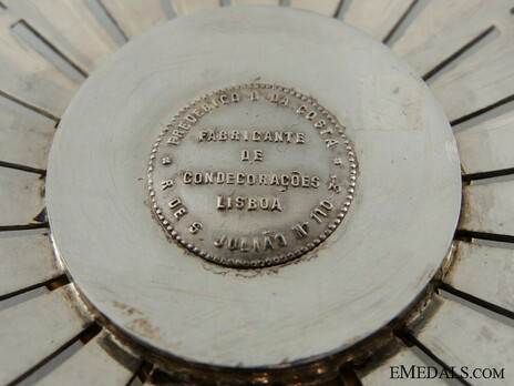 Grand Cross Breast Star (Gold by Frederico Da Costa) Reverse Detail