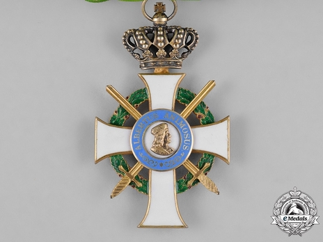  Albert Order, Type II, Military Division, I Class Commander Obverse