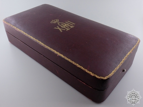 Grand Cross (white distinction) (silver, silver gilt) Case of Issue Obverse