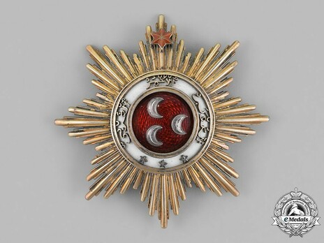 Order of the Crown of Johor, Knight Grand Commander Breast Star Obverse