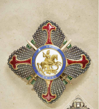 Royal Military Order of St. George of the Reunion, Grand Cross Breast Star Obverse  