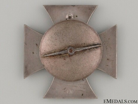 Iron Cross I Class, by Steinhauer & Lück (L/16, screwback) Reverse