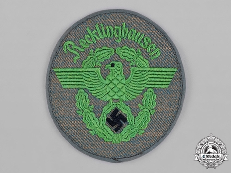 German National Police NCO/EM Ranks Sleeve Eagle (with location) Obverse