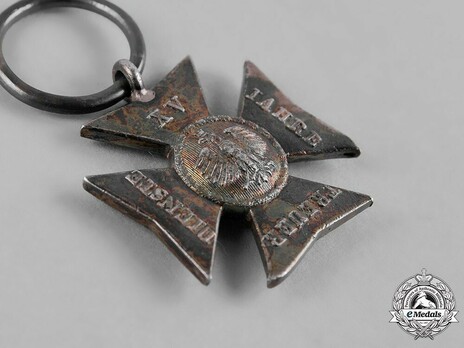 Long Service Cross in Silver for 15 Years Obverse
