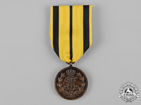 Friedrich August Medal, in Bronze Obverse