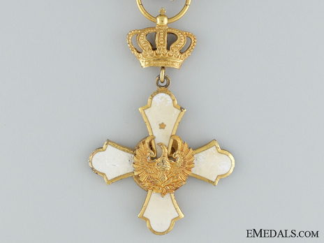 Order of the Phoenix, Type II, Military Division, Knight's Cross, in Gold Obverse