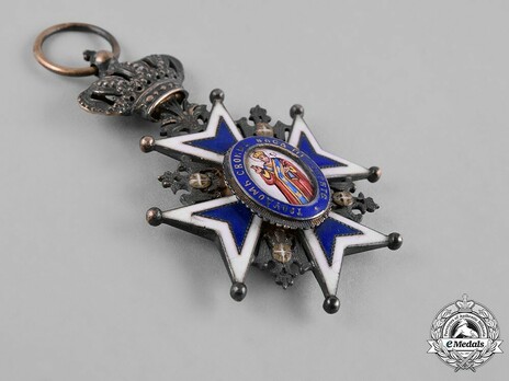 Order of Saint Sava, Type II, V Class Obverse