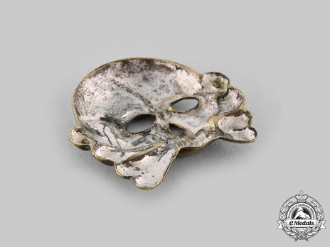 Waffen-SS Metal Cap Death's Head Type I (tombak) Reverse