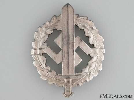 SA Sports Badge, Type II, in Silver Obverse