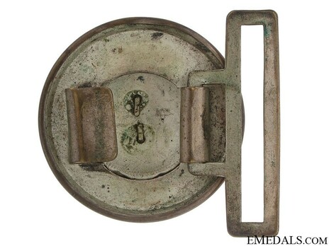 HJ Officer Lower Leader Belt Buckle Type I Reverse