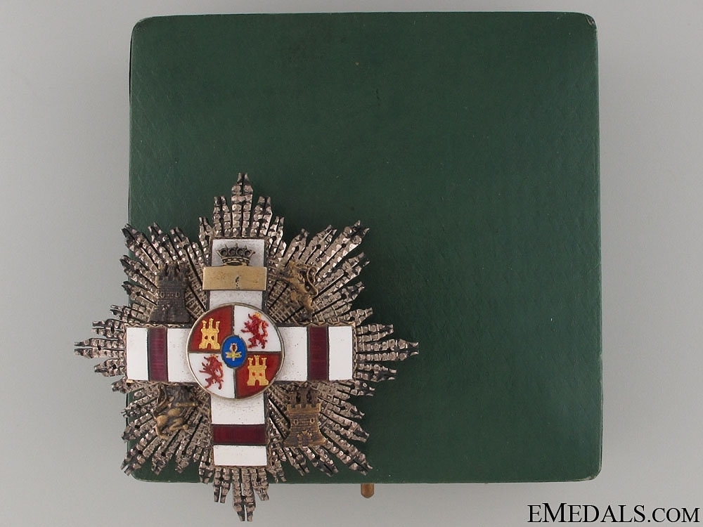 2nd+class+breast+star+%28white+distincion+pension%29+%28silver+gilt%29+%28franco+period%29+obverse01