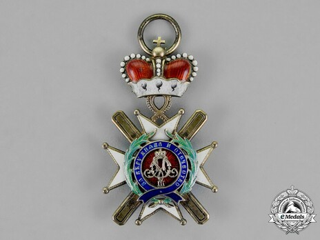 Order of the Cross of Takovo, Civil Division, IV Class Obverse
