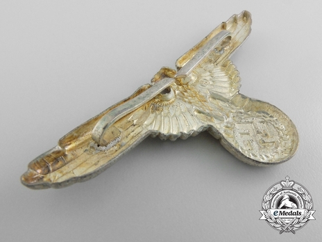 Allgemeine SS Metal Cap Eagle Type II, by Deschler Reverse