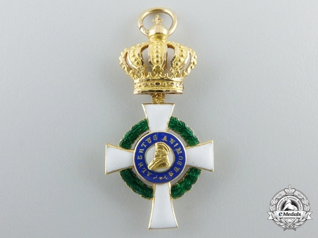 Albert Order, Type I, Civil Division, I Class Commander Miniature Obverse