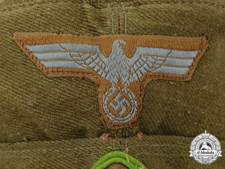 Afrikakorps Heer Panzer Grenadier Field Cap M35 Eagle Detail