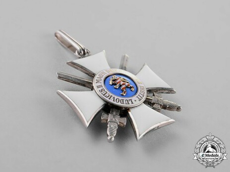Order of Philip the Magnanimous, Type II, I Class Knight's Cross with Swords Reverse
