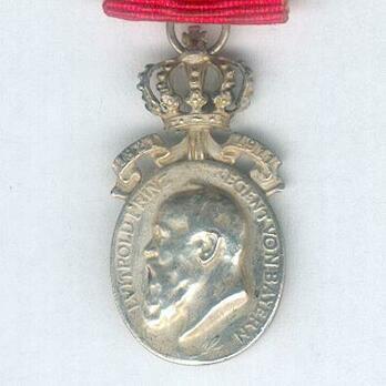 Prince Regent Luitpold Medal, Silver Medal Obverse