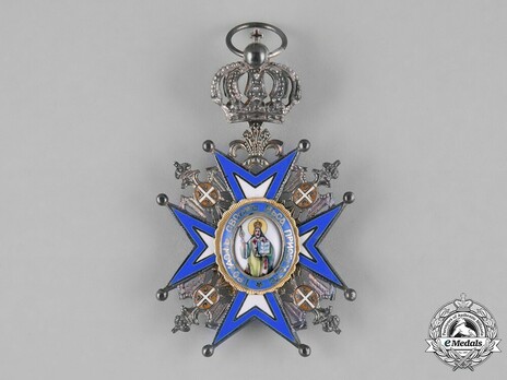 Order of Saint Sava, Type III, V Class Obverse