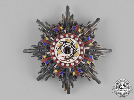 Order of Illustrious Brilliant Golden Grain, II Class Star Obverse