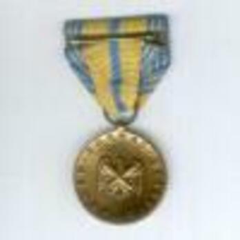 Bronze Medal (for National Guard) Reverse