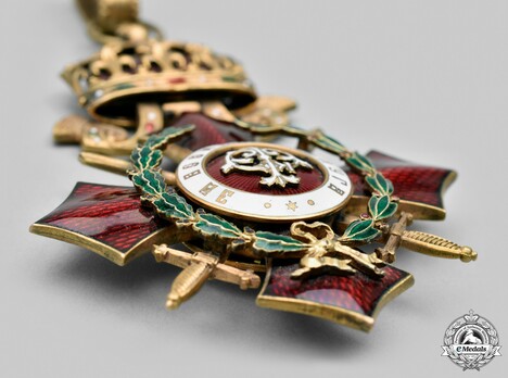 Order of Military Merit, Type I, II Class (with war decoration 1916-1933)