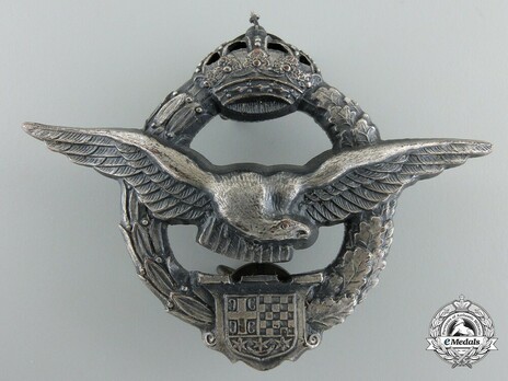 WWII Army Air Service Pilot's Badge Obverse