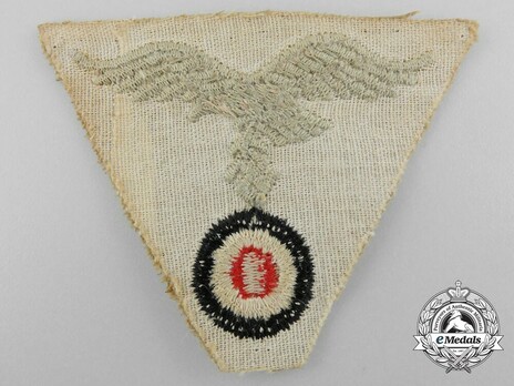 Afrikakorps Luftwaffe One-Piece Cloth Cap Eagle Insignia Reverse