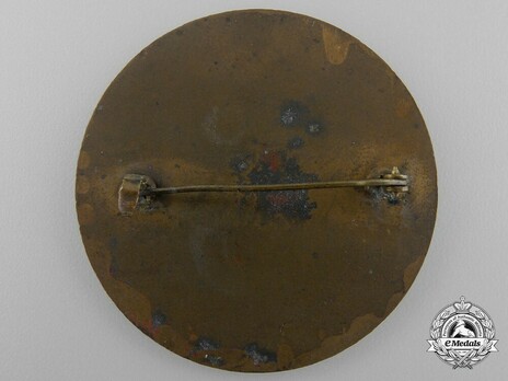 Tyrolean Marksmanship Gau Achievement Badge, Type I, in Bronze Reverse