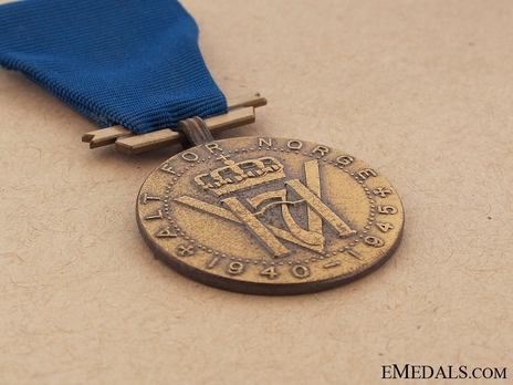 King Haakon VII Freedom Medal Obverse
