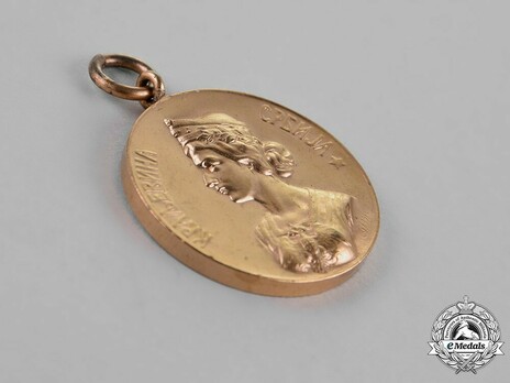 1912 Medal for Bravery, in Gold Obverse