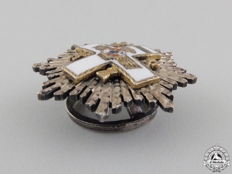 Miniature 2nd Class Cross Breast Star (white distinction) Obverse