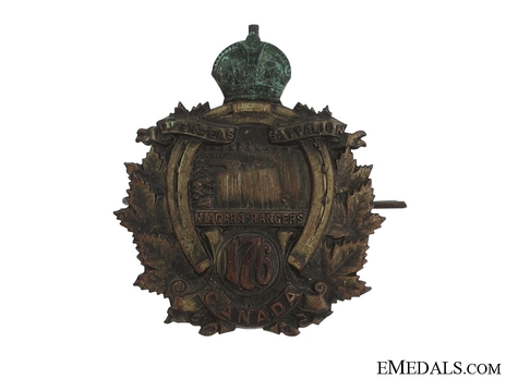 176th Infantry Battalion Other Ranks Cap Badge Obverse