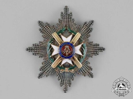 Order of the Cross of Takovo, Civil Division, I Class Breast Star Obverse