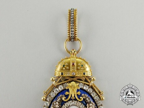 Order of Milos the Great, I Class (with diamonds) Obverse Detail