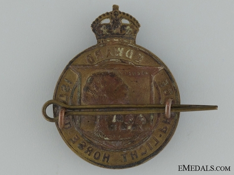 Prince Edward Island Light Horse Other Ranks Cap Badge Reverse