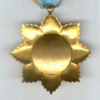 Order of the Star of Anjouan, Knight Reverse